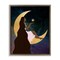 Stupell Industries Woman on Moon with Starlight Floating Frame By Daniela Santiago